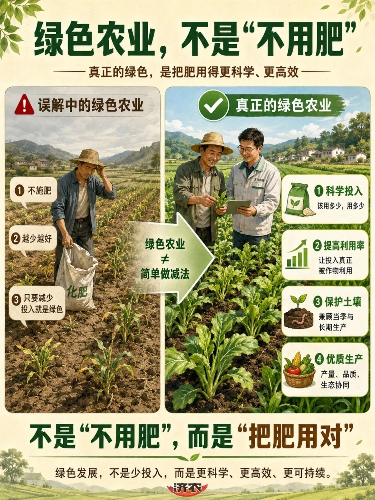 济农NEXT|绿色农业,不是“不用肥”(图1) 济农NEXT|绿色农业,不是“不用肥”(图1)
