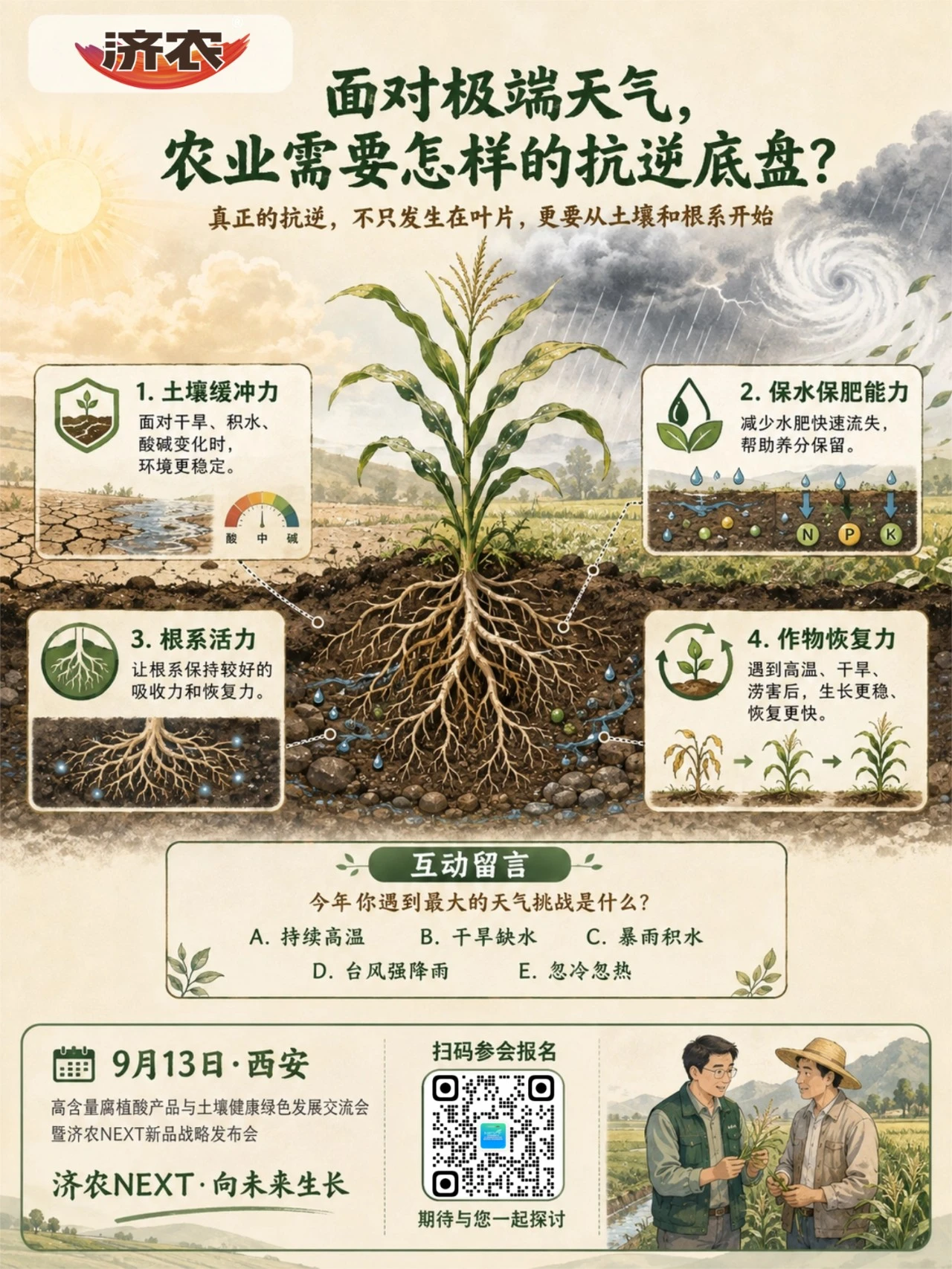 济农NEXT|极端天气下,农业靠什么稳得住?(图2) 济农NEXT|极端天气下,农业靠什么稳得住?(图2)